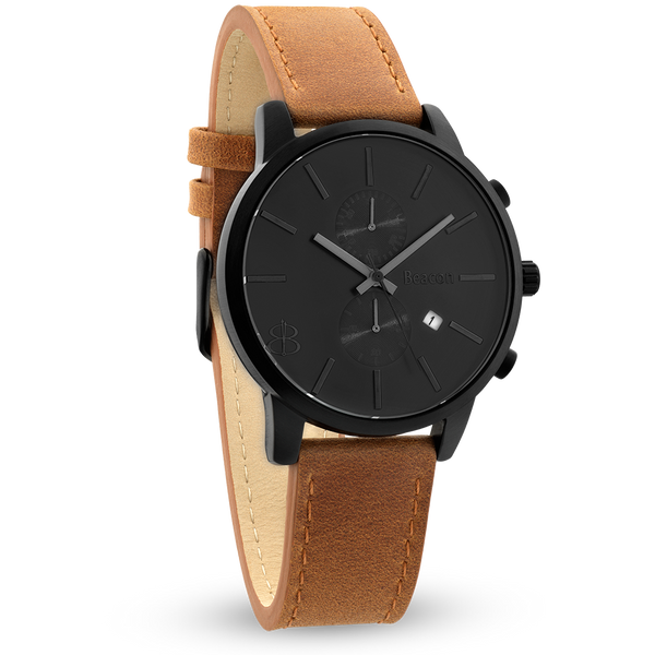 The Beacon | Brown & Matte Black