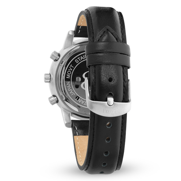 The Exeter | Black & Silver – Back Bay Watch Co.